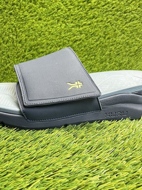 Kuru Moment Mens Size 13 Navy Blue Beach Walking Outdoor Slip On Slide Sandals - Picture 3 of 10